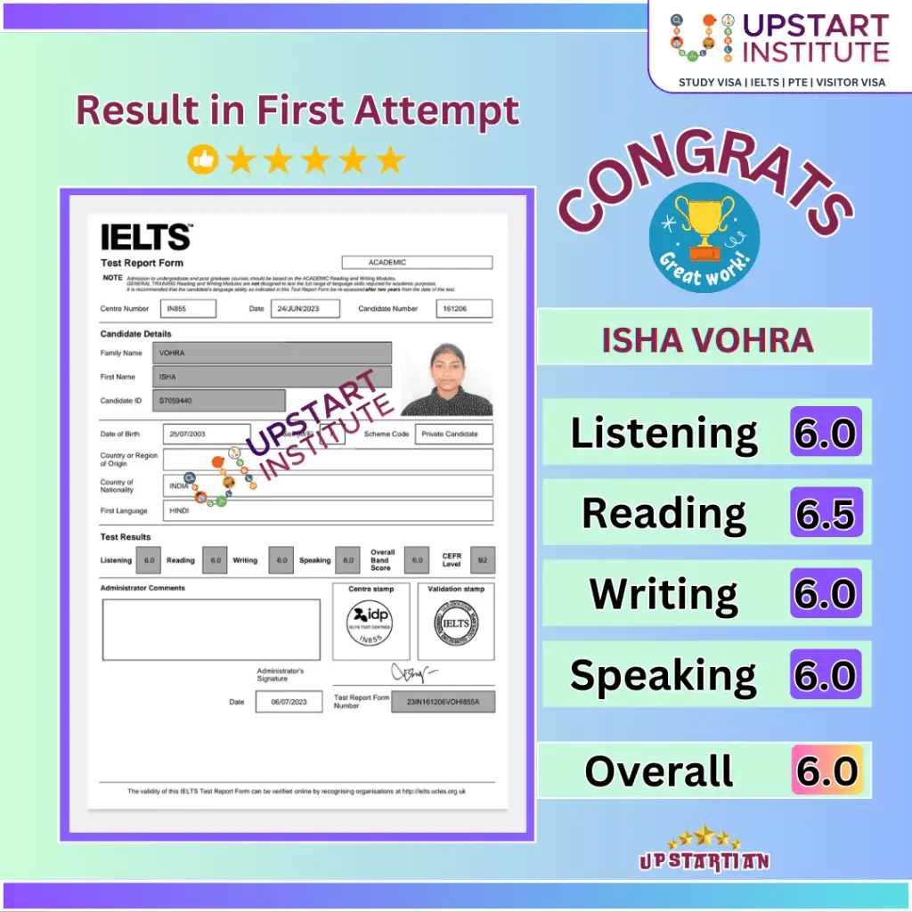 Upstart Institute 9 ISHA VOHRA