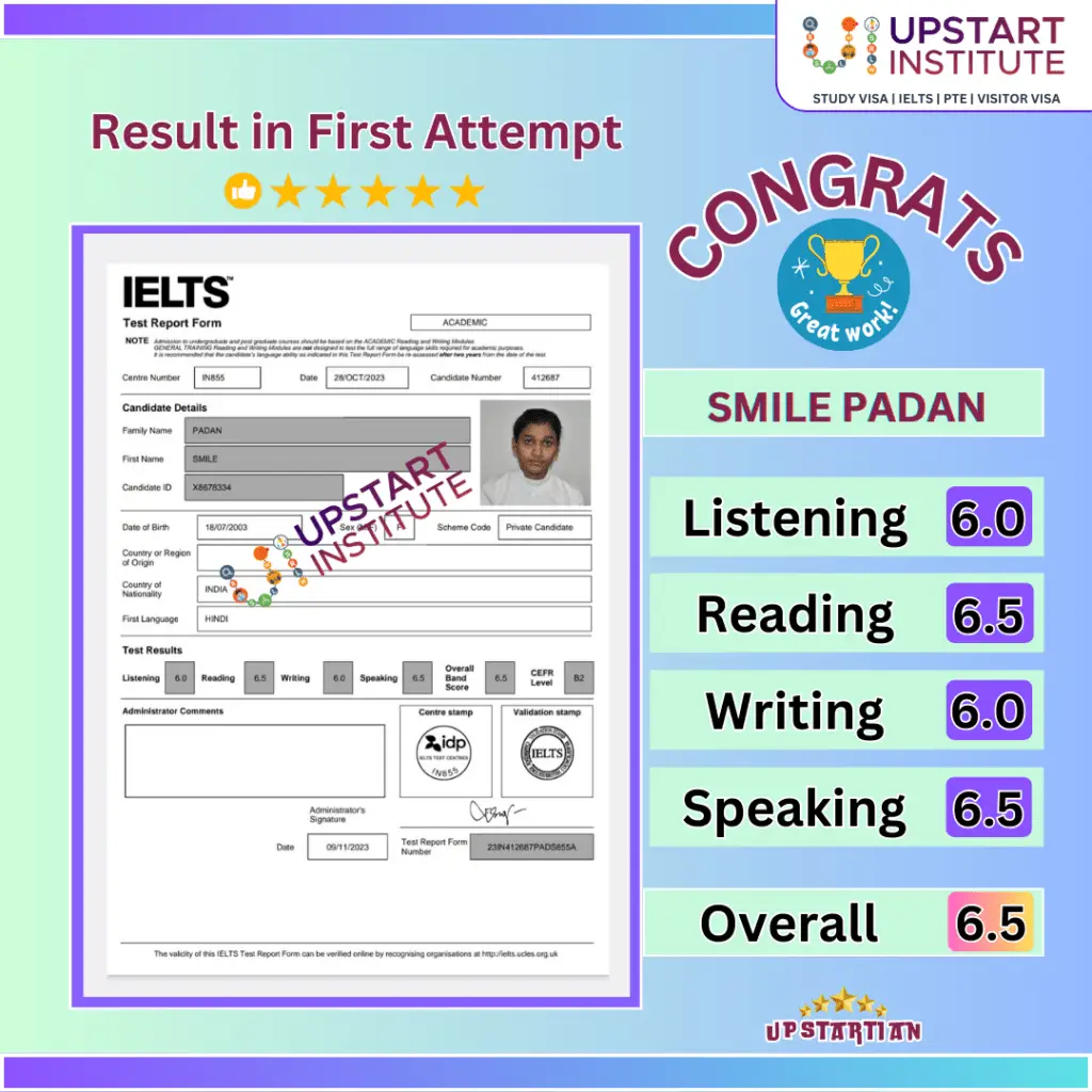 Upstart Institute 7 SMILE